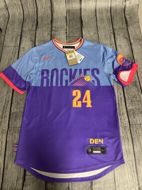 NWT Men’s Nike Ryan McMahon Colorado Rockies City Connect Jersey Small Authentic